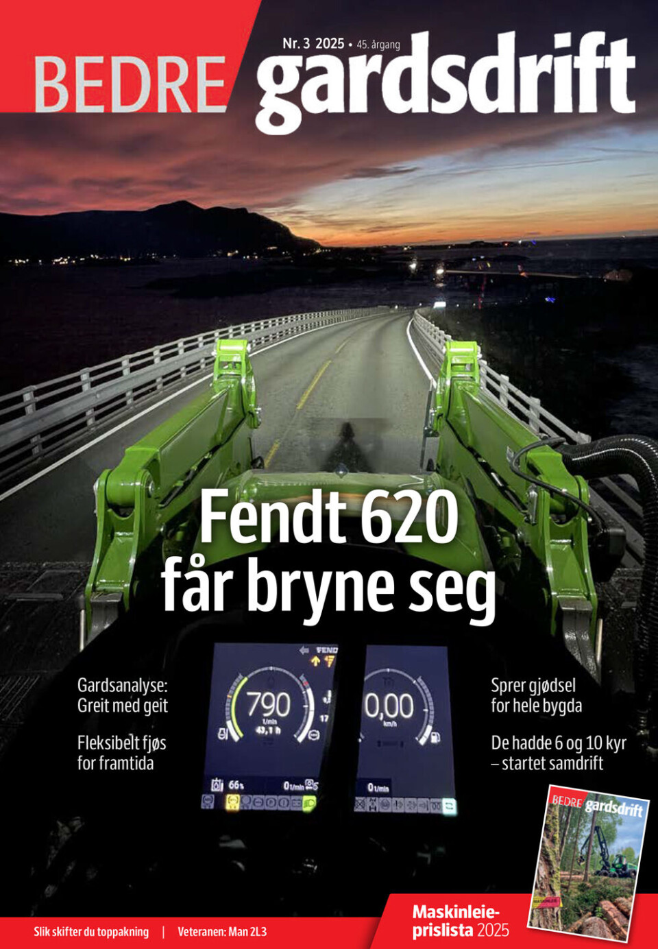 Bedre Gardsdrift 3/2025 forside