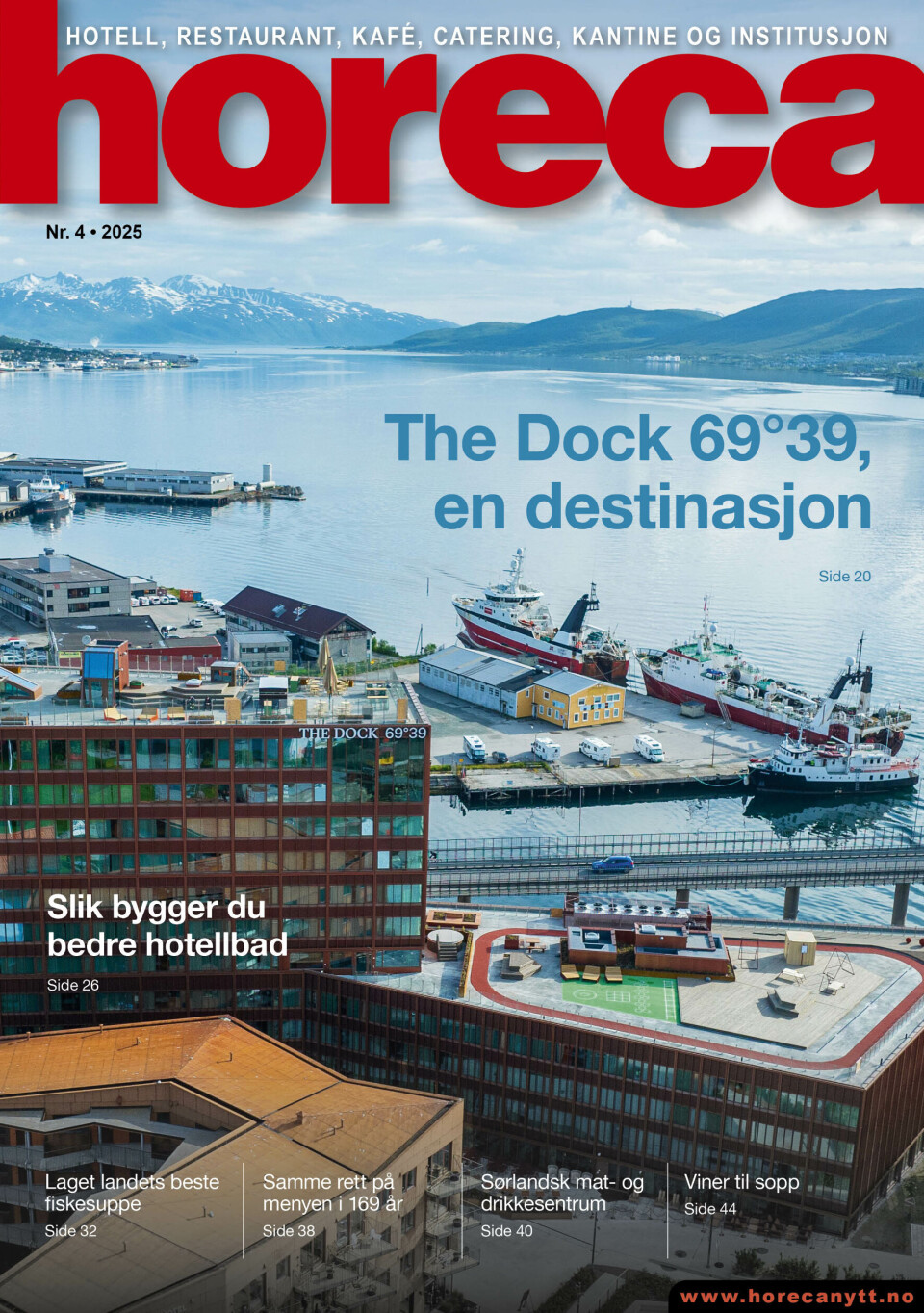 Forsiden på fjerde utgaven av Horeca i 2025.