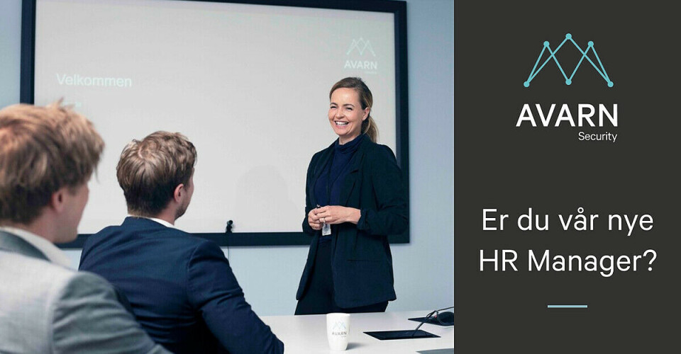 Avarn Security AS søker HR manager